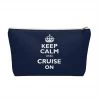 Printify Keep Calm & Cruise On Accessory Pouch Accessories 1 Printify Keep Calm & Cruise On Accessory Pouch Accessories