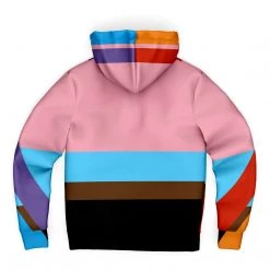Subliminator Hoodies United Pride Unisex Fleece Zip Hoodie