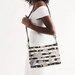 Harlow & Lloyd Pink Chrysanthemum Butterflies Daily Zip Pouch