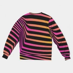 Harlow & Lloyd Sweatshirts & Pullovers Neon Sunrise Classic French Terry Crewneck Pullover Sweatshirt