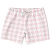 Subliminator Men Pale Pink Houndstooth Swim Shorts 2 Subliminator Men Pale Pink Houndstooth Swim Shorts