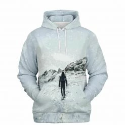 Subliminator Hoodies Snow Hiking Unisex Fleece Hoodie
