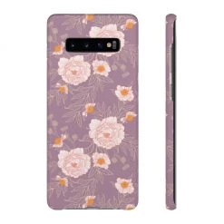 Printify Orange Peonies Floral Rose Phone Case