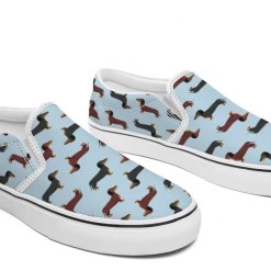 ThisNew Dachshund Blue Slip On Unisex Canvas Shoes 8 ThisNew Dachshund Blue Slip On Unisex Canvas Shoes