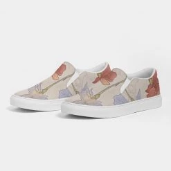 Harlow & Lloyd Shoes Iris Art Women's Slip-On Canvas Shoe