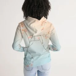 Harlow & Lloyd Cherry Blossoms With Bird Women's Hoodie Hoodies