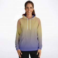 Subliminator Purple Earth Ombre Fade Unisex Hoodie
