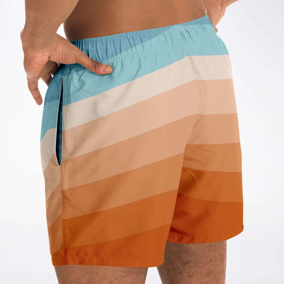 Subliminator Sunshine Blue Swim Shorts Men 12 Subliminator Sunshine Blue Swim Shorts Men