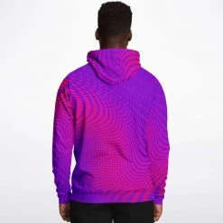 Subliminator Hoodies Wicked Purple Dots Unisex Hoodie
