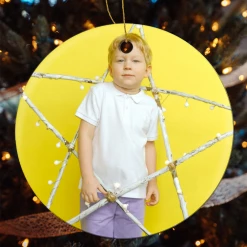 Harlow & Lloyd Custom Photo Christmas Ornaments With Personalized Name - Circle Shape 9 Harlow & Lloyd Custom Photo Christmas Ornaments With Personalized Name - Circle Shape