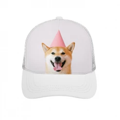 Harlow & Lloyd Accessories Custom Photo Mesh Cap - White