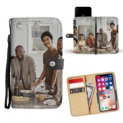 Wc-fulfillment Personalized Phone Wallet With One Custom Photo Accessories