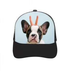 Harlow & Lloyd Accessories Custom Photo Mesh Cap - Black