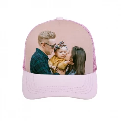 Harlow & Lloyd Custom Photo Mesh Cap - Pink Accessories