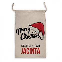 Harlow & Lloyd Personalized Santa Sack - Custom Christmas Sack