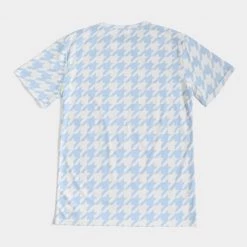 Harlow & Lloyd T Shirts & Tanks Baby Blue Large Houndstooth Men's Tee