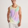 Harlow & Lloyd T Shirts & Tanks Banana Mint Candy Explosion Tie Dye Men's Sports Tank