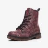 Harlow & Lloyd Red Peacock Lace Up Boots 2 Harlow & Lloyd Red Peacock Lace Up Boots