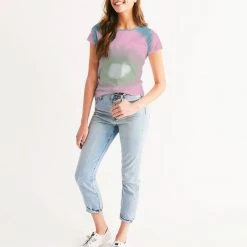 Harlow & Lloyd Ocean Coral Tie Dye Women's Tee