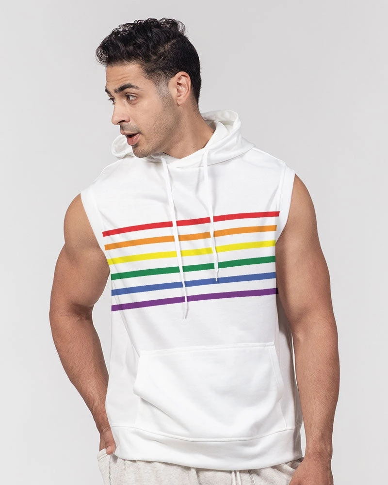 Harlow & Lloyd Rainbow Pride Premium Heavyweight Sleeveless Hoodie 8 Harlow & Lloyd Rainbow Pride Premium Heavyweight Sleeveless Hoodie
