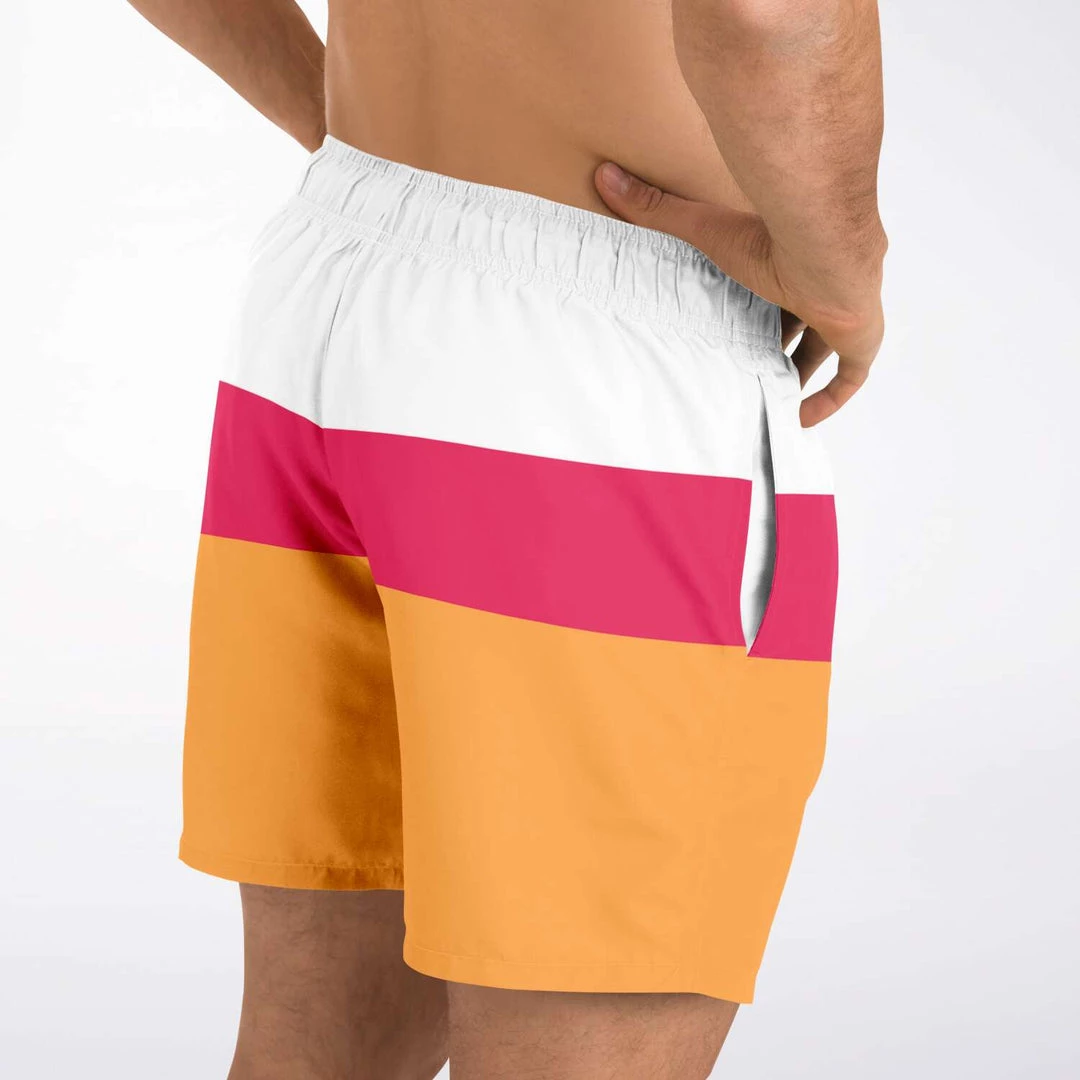 Subliminator Men Sweet Tangerine Swim Shorts 11 Subliminator Men Sweet Tangerine Swim Shorts