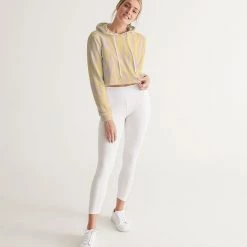 Harlow & Lloyd Dust Storm Zebra Women's Cropped Hoodie Hoodies