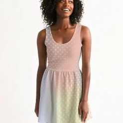 Harlow & Lloyd Portofino Women's Scoop Neck Skater Dress