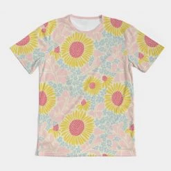 Harlow & Lloyd T Shirts & Tanks Retro Sunflowers Pink Men's T Shirt 16 Harlow & Lloyd T Shirts & Tanks Retro Sunflowers Pink Men's T Shirt