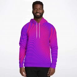 Subliminator Hoodies Wicked Purple Dots Unisex Hoodie