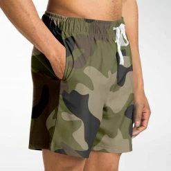 Subliminator Woodland Camo Fleece Shorts