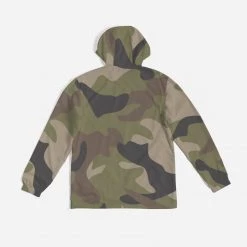 Harlow & Lloyd Woodland Camo Men's Windbreaker Jacket Jackets