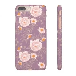 Printify Orange Peonies Floral Rose Phone Case