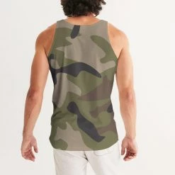 Harlow & Lloyd T Shirts & Tanks Woodland Camo Men's Tank