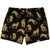 Subliminator Black Leopard Swim Shorts Men 1 Subliminator Black Leopard Swim Shorts Men