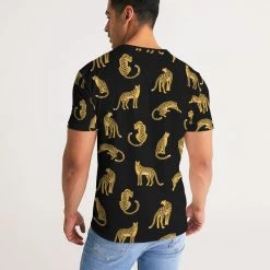 Harlow & Lloyd Black Leopards Men's Tee T Shirts & Tanks