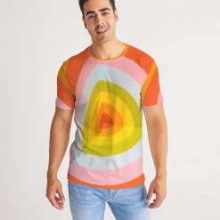 Harlow & Lloyd T Shirts & Tanks Orange Vortex Men's Tee 12 Harlow & Lloyd T Shirts & Tanks Orange Vortex Men's Tee