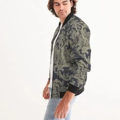 Harlow & Lloyd Life Is Beautiful Men's Vintage Bomber Jacket Jackets