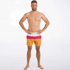 Subliminator Men Sweet Tangerine Swim Shorts 22 Subliminator Men Sweet Tangerine Swim Shorts