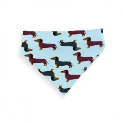 ThisNew Dachshund Dog Bandana / Scarf In Pale Blue