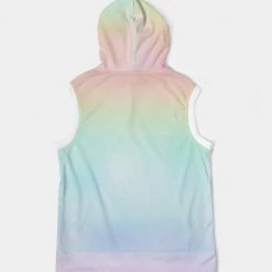 Harlow & Lloyd Soft Rainbow Premium Heavyweight Sleeveless Hoodie Hoodies 15 Harlow & Lloyd Soft Rainbow Premium Heavyweight Sleeveless Hoodie Hoodies