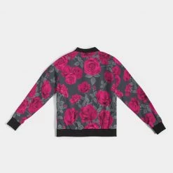 Harlow & Lloyd Dark Vintage Roses Women's Bomber Jacket