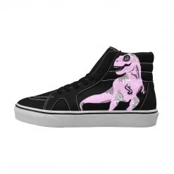 Harlow & Lloyd Pink Dino Men's High Top Shoes