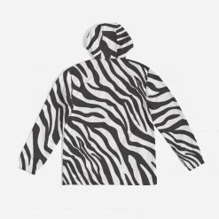 Harlow & Lloyd Jackets Zebra Print Men's Windbreaker