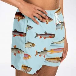 Subliminator School Of Fish Swim Shorts Men 32 Subliminator School Of Fish Swim Shorts Men