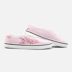 Harlow & Lloyd Pink Cherry Blossom Low Cut Canvas Shoes 7 Harlow & Lloyd Pink Cherry Blossom Low Cut Canvas Shoes