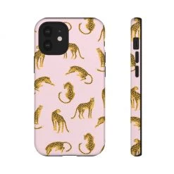 Printify Accessories Pink Leopards Tough Phone Case