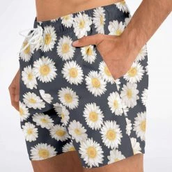 Subliminator Men Daisy Field Swim Shorts 18 Subliminator Men Daisy Field Swim Shorts