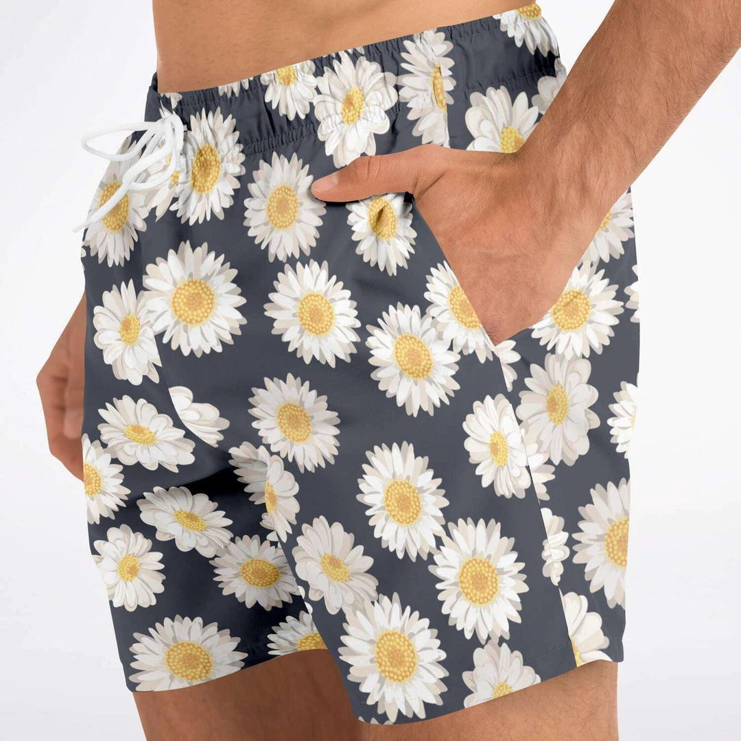 Subliminator Men Daisy Field Swim Shorts 7 Subliminator Men Daisy Field Swim Shorts