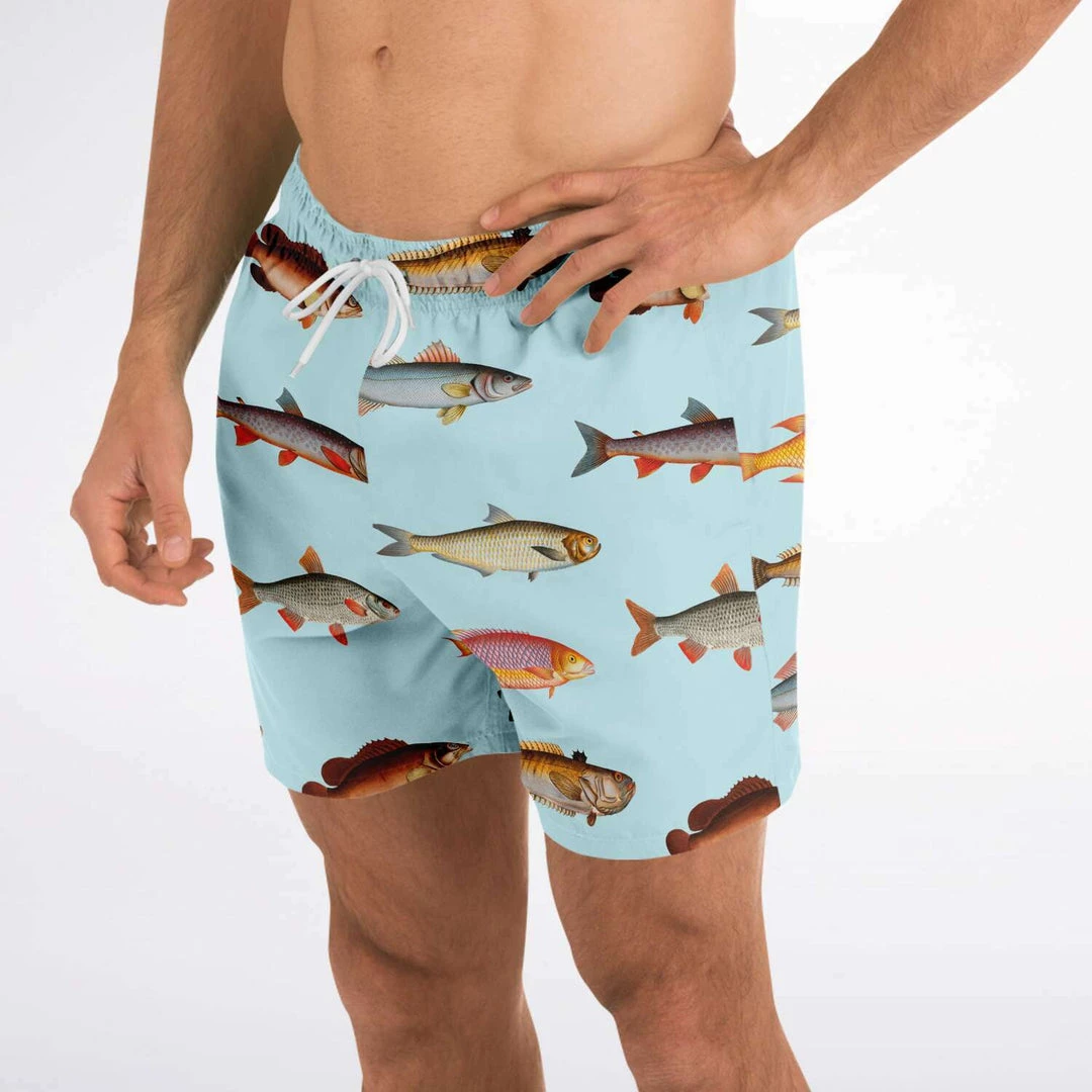 Subliminator School Of Fish Swim Shorts Men 9 Subliminator School Of Fish Swim Shorts Men
