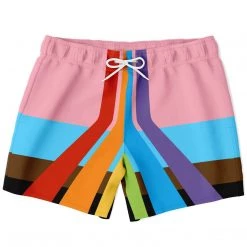 Subliminator Men United Pride Swim Shorts